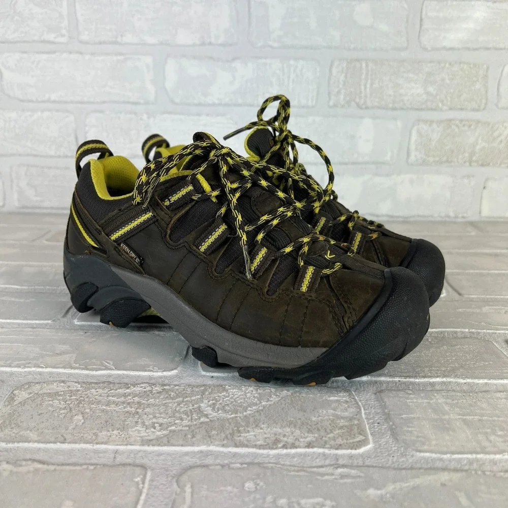 Keen Targhee II Hiking Boots‎ Womens 8 Brown Waterproof Low Top Outdoor Shoes